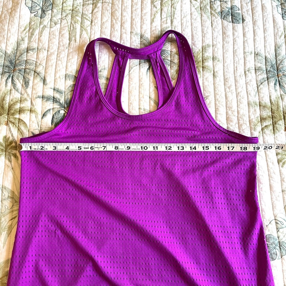 Women's Purple Workout top - Picture 4 of 5